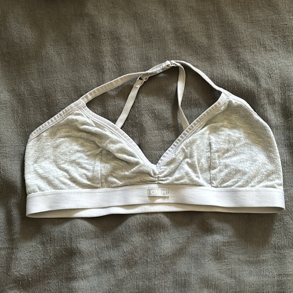 Oner Active Soft Classic Bralette Medium Black Light Gray and White Bundle Set - Picture 12 of 16